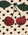 Cherry Embroidery Fleece Jacket