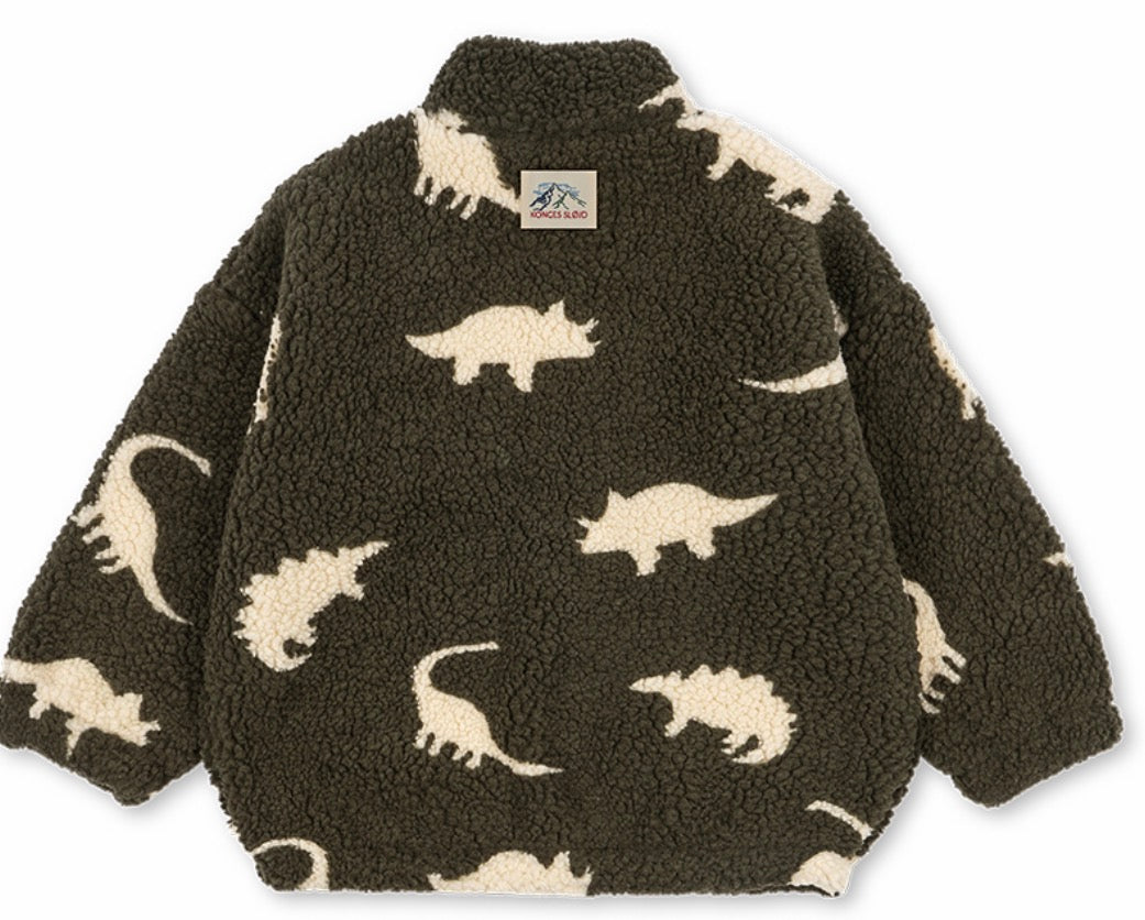 Green Dino Jody Fleece