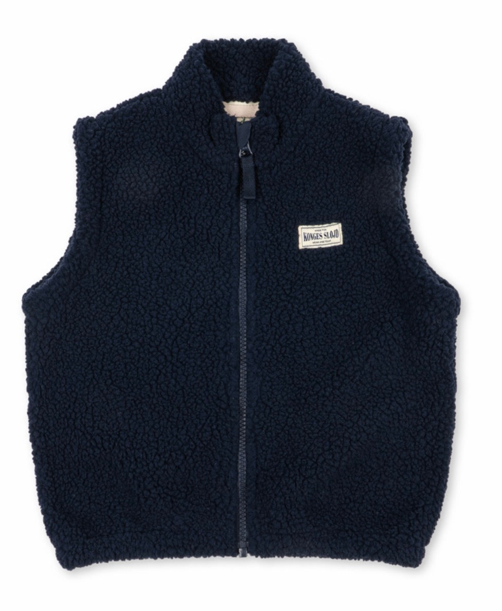 Navy Jody Fleece Vest