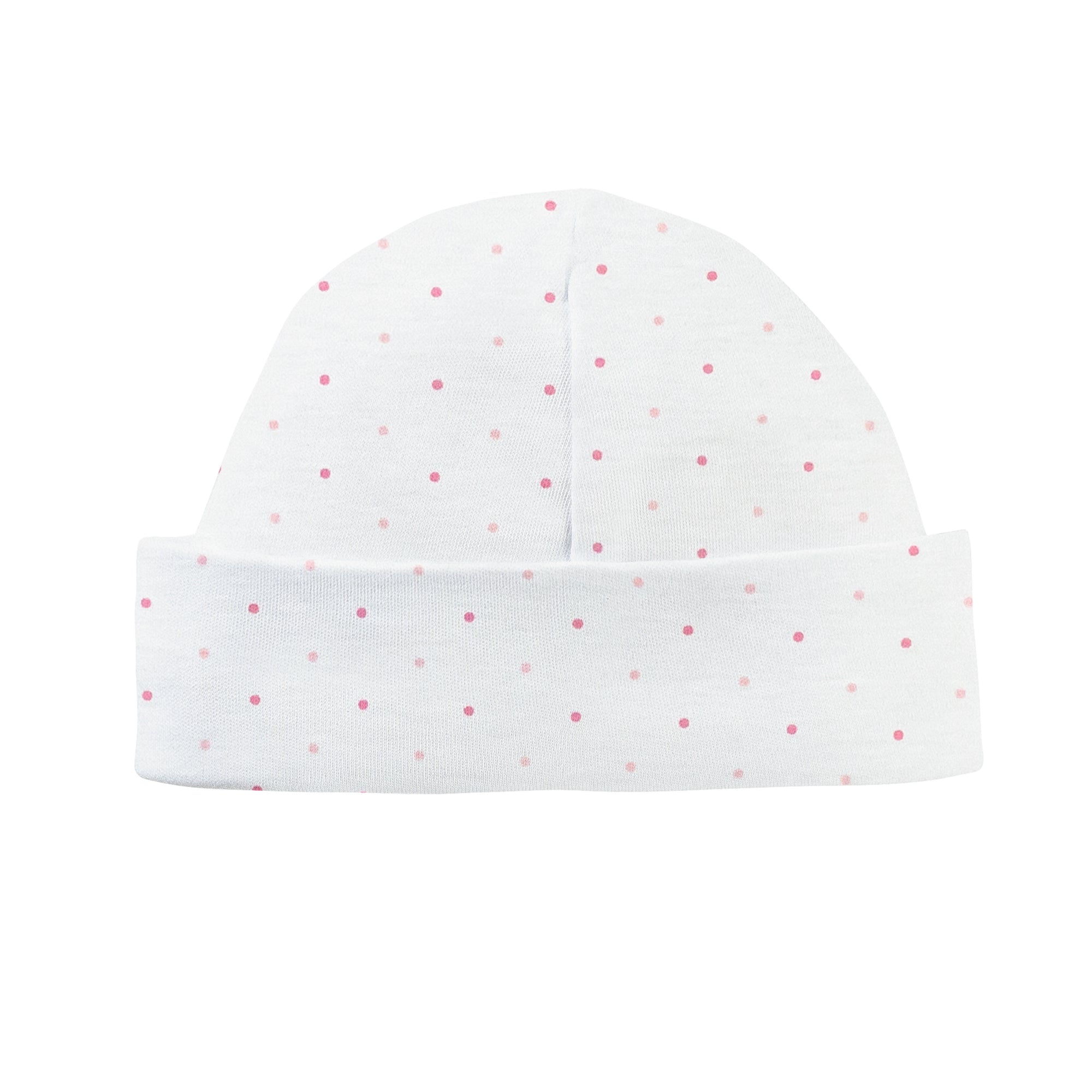 Pink Dots Baby Hat