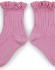 Lili Lace Trimmed Ankle Socks