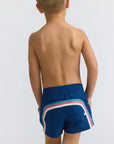 Oyster Blue Stripe Boardie