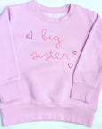 Big Sister Embroidered Sweatshirt