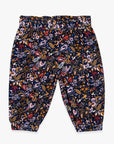 Navy Floral Corduroy Pant