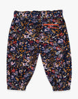 Navy Floral Corduroy Pant