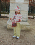 Belou Heart Intarsia Cardigan