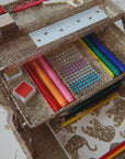 Art Caddy- Gold Glitter