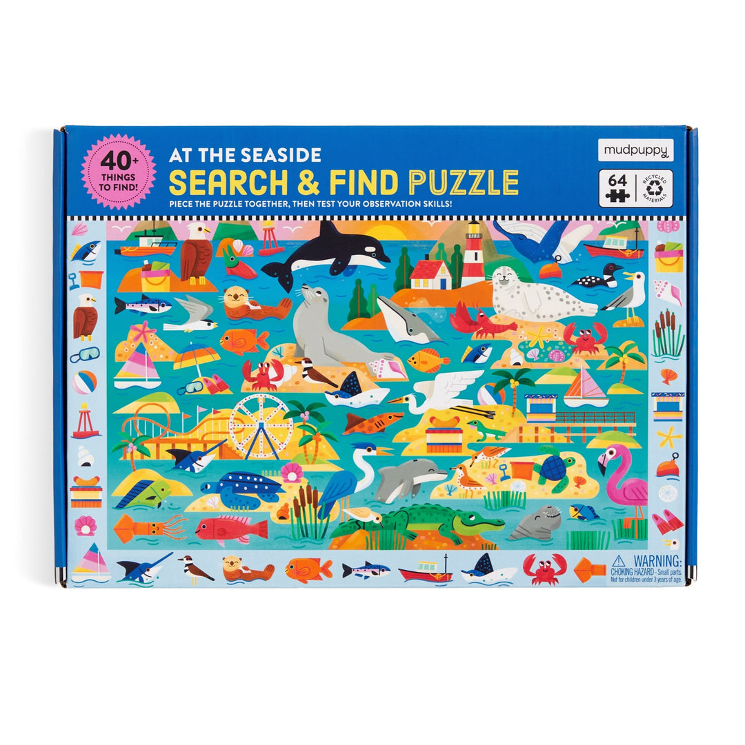 At the Seaside Search and Find Puzzle