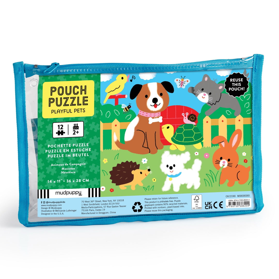 Puzzle Pouch: Playful Pets
