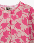 Heart Print Cardigan