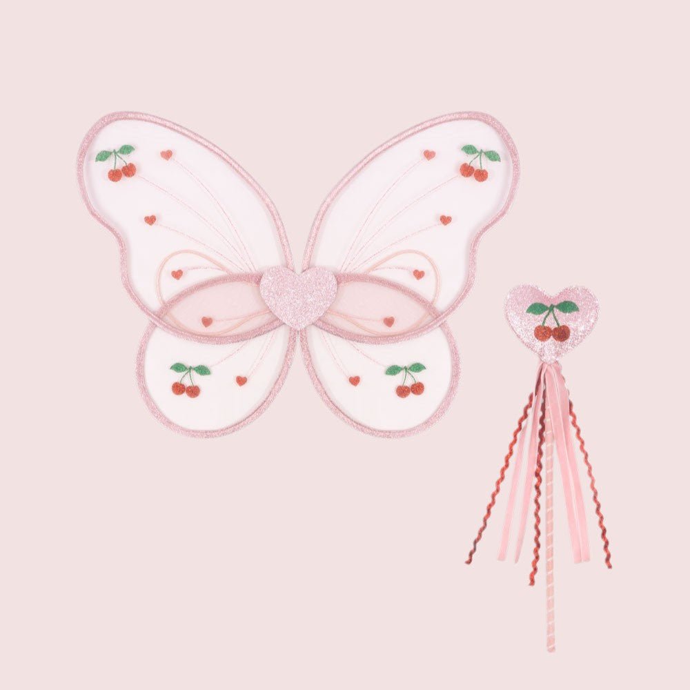 Cherry Sparkle Wings &amp; Wand