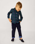 Oso & Me Navy Corduroy Grow Pant