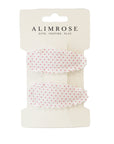 Alimrose Fabric Covered Hair Clips