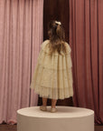 Noralee Champagne Star Tulle Cape