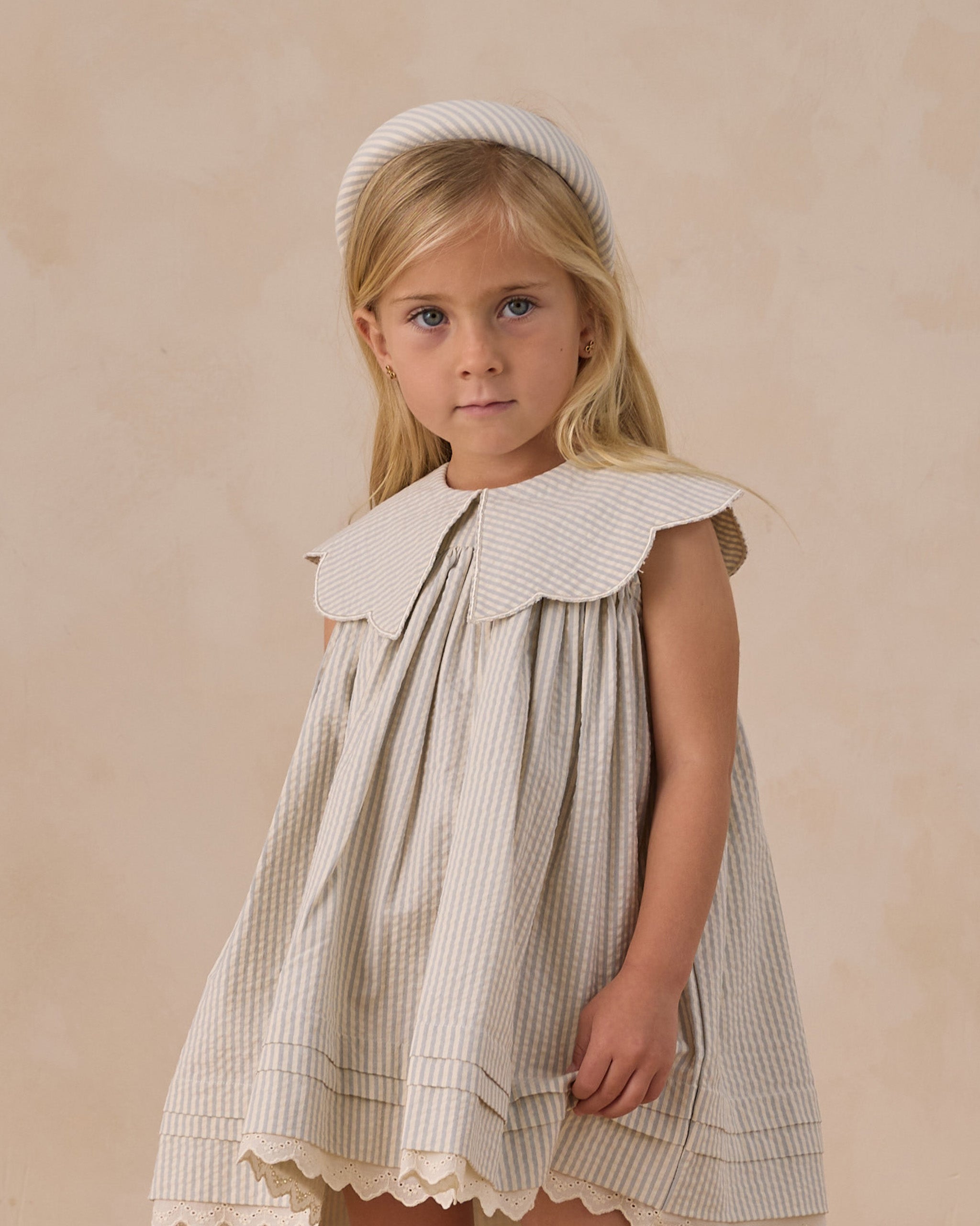 Florence Sky Seersucker Dress