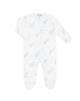 Blue Elephant Zipper Footie