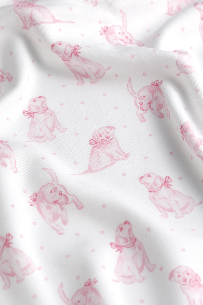 Pink Puppy Love Blanket