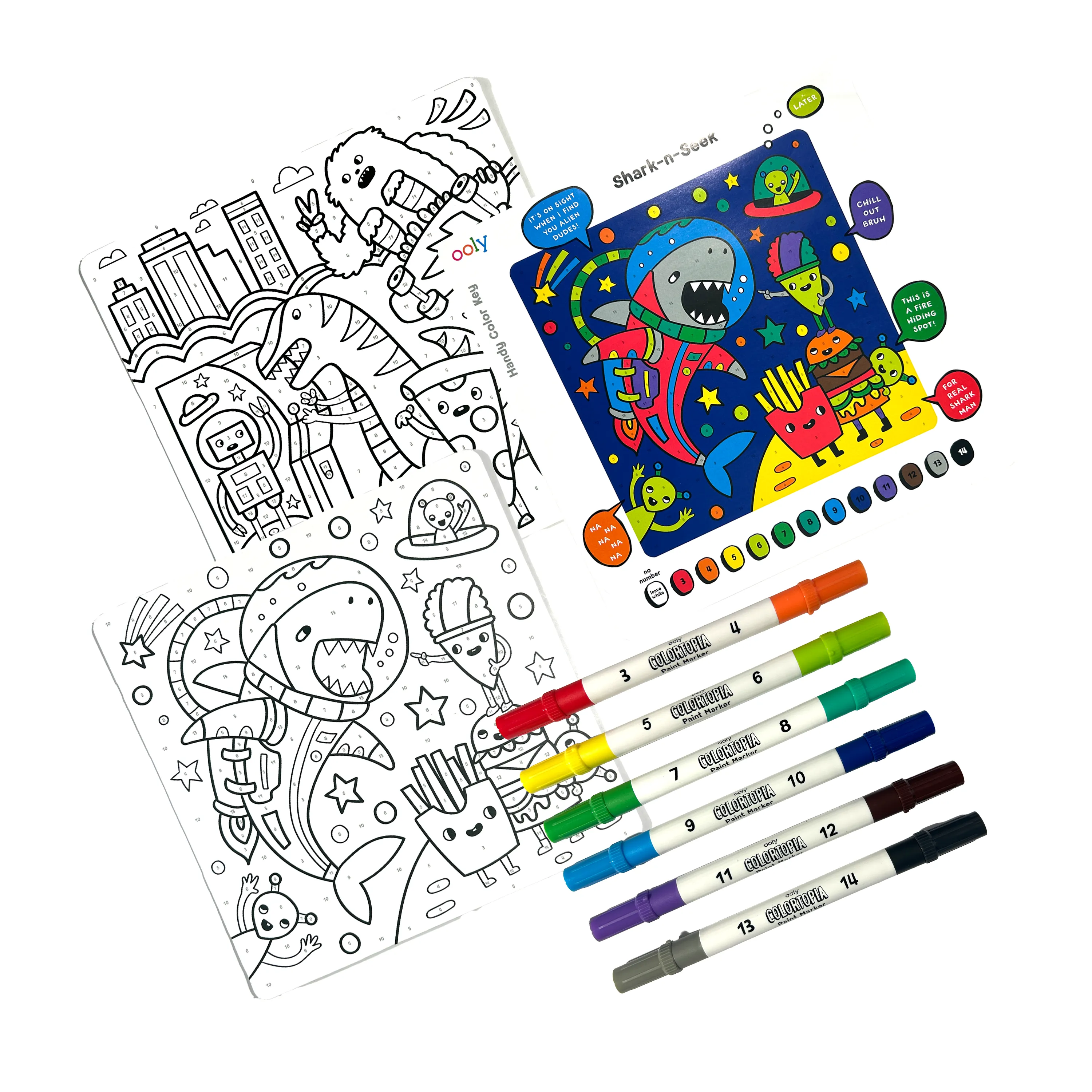 Colortopia Color By Number- Epic Adventures