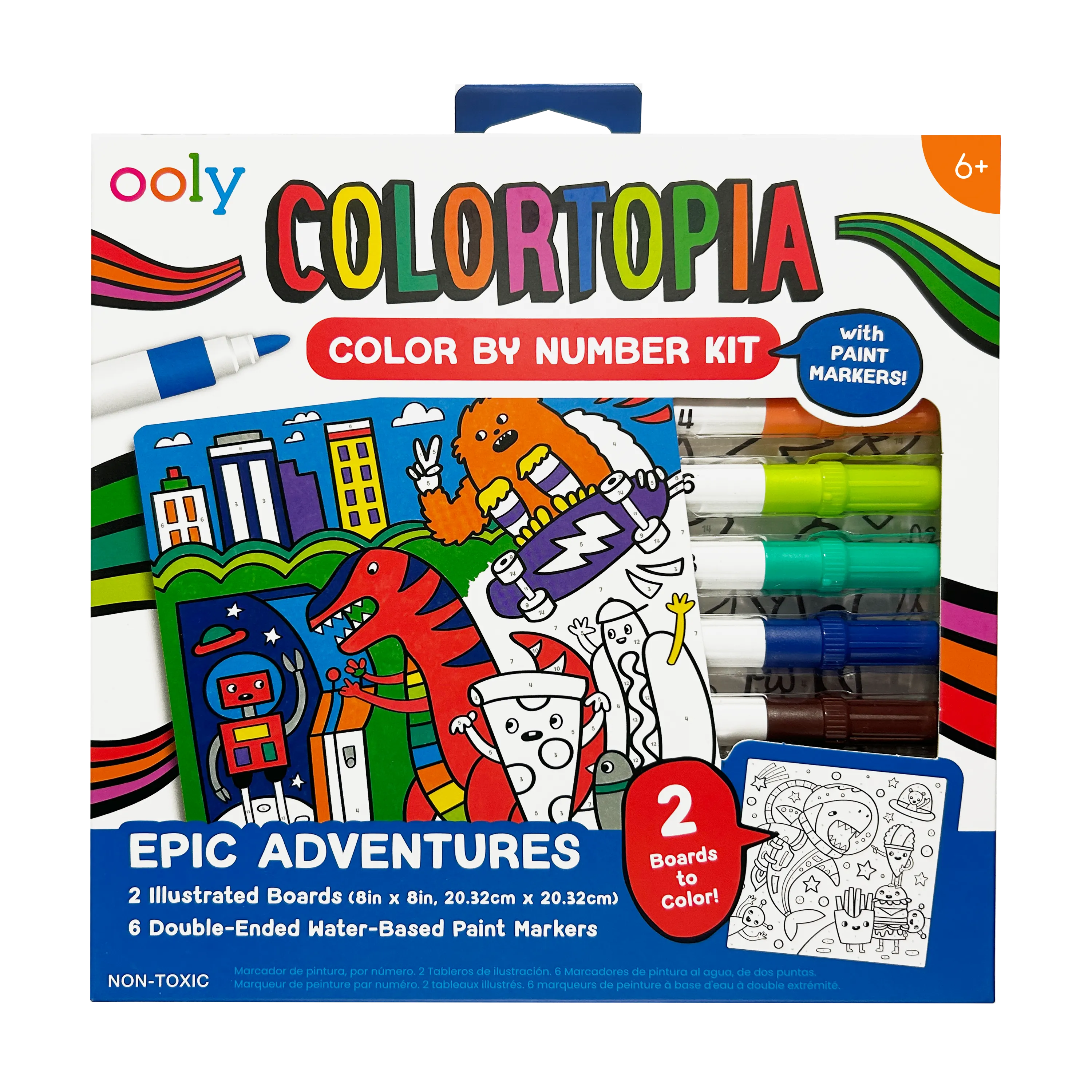 Colortopia Color By Number- Epic Adventures