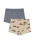 2 Pack Organic Cotton Boxers- Grand Prix