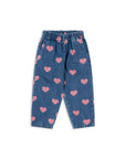 Magot Heart Print Jean