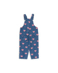 Magot Heart Print Overalls