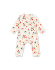 Organic Cotton Strawberry Print Romper