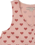 Organic Heart Print Fen Dress