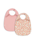 2 Pack Dinner Bib- Pink/ Floral