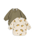 2 Pack Dinner Bib/ Smock- Green/ Lemon