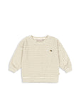 Green Stripe Terry Sweat Set