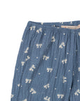 Organic Cotton Bow Print Vida Pants
