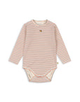Organic Cotton Striped LS Onesie