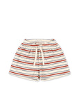 Itty Striped Terry Cloth Shorts