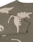 Dinosaur Intarsia Lapis Sweater