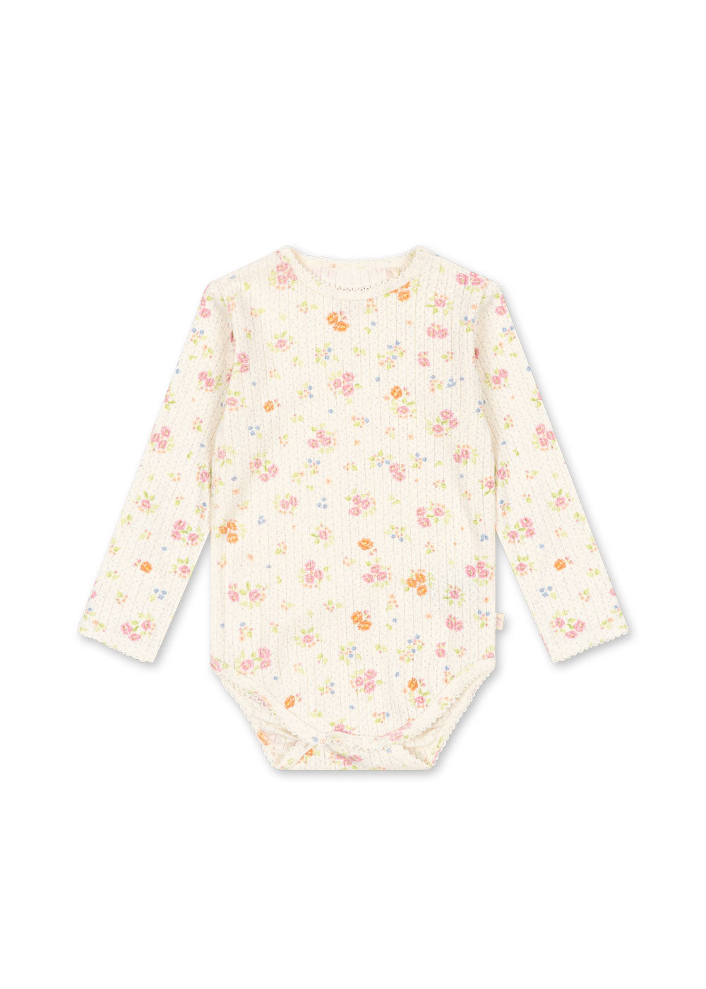 Organic Cotton Floral Minnie LS Onesie