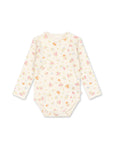 Organic Cotton Floral Minnie LS Onesie