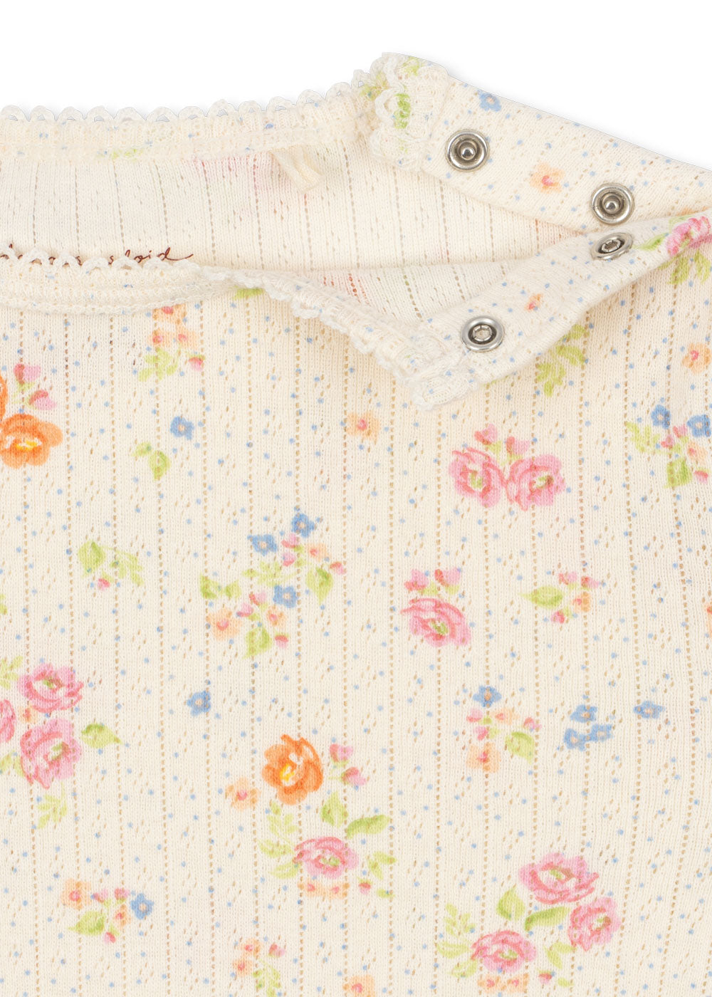 Organic Cotton Floral Minnie LS Onesie