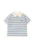 Organic Spotty Striped Sweatshirt Polo