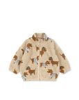 Konges Dog Print Fleece Jacket