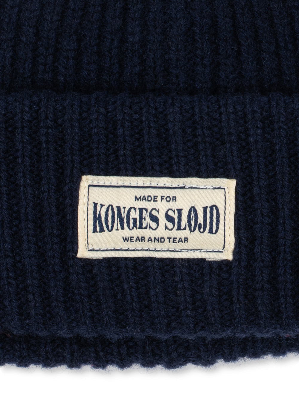 Konges Wool Basil Navy Beanie