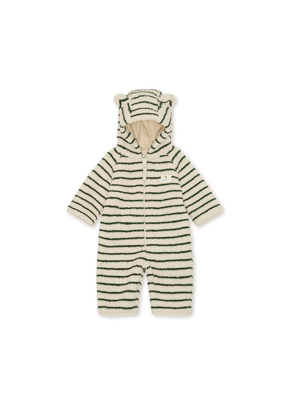 Konges Erba Stripe Fleece Bunting