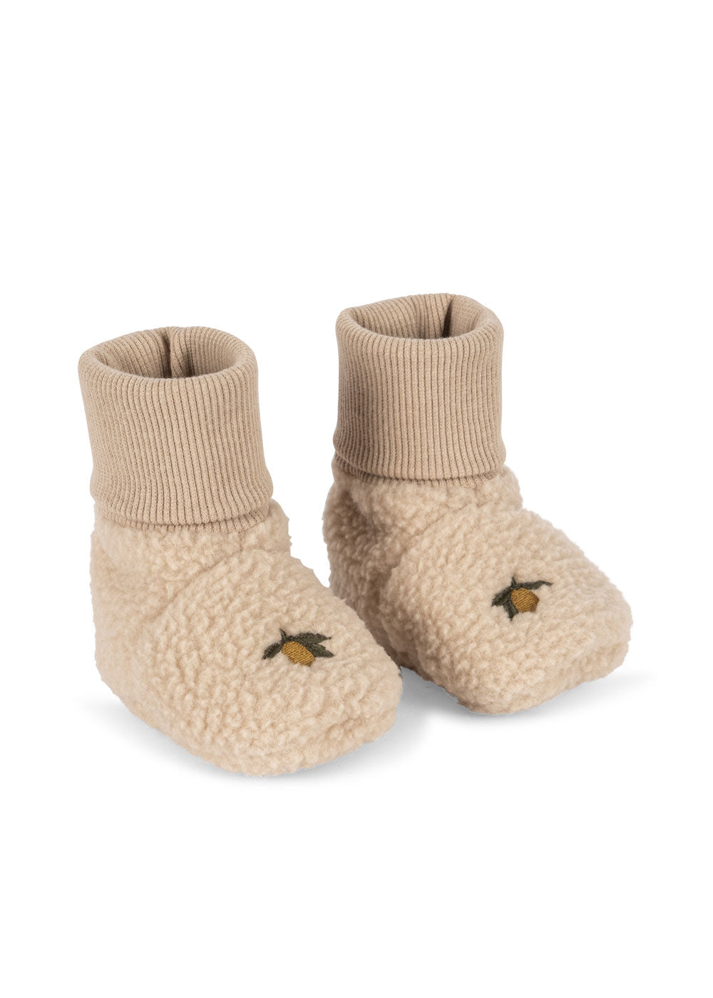 Safa Lemon Fleece Baby Bootie