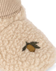 Safa Lemon Fleece Baby Bootie