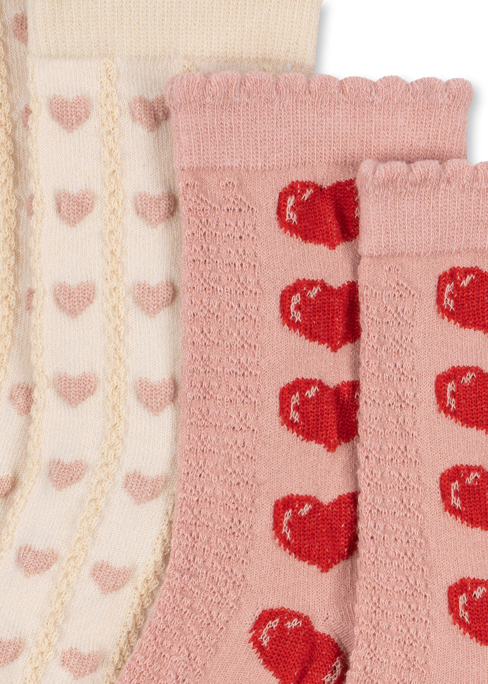 2 Pack Heart Jacquard Socks (FW26)
