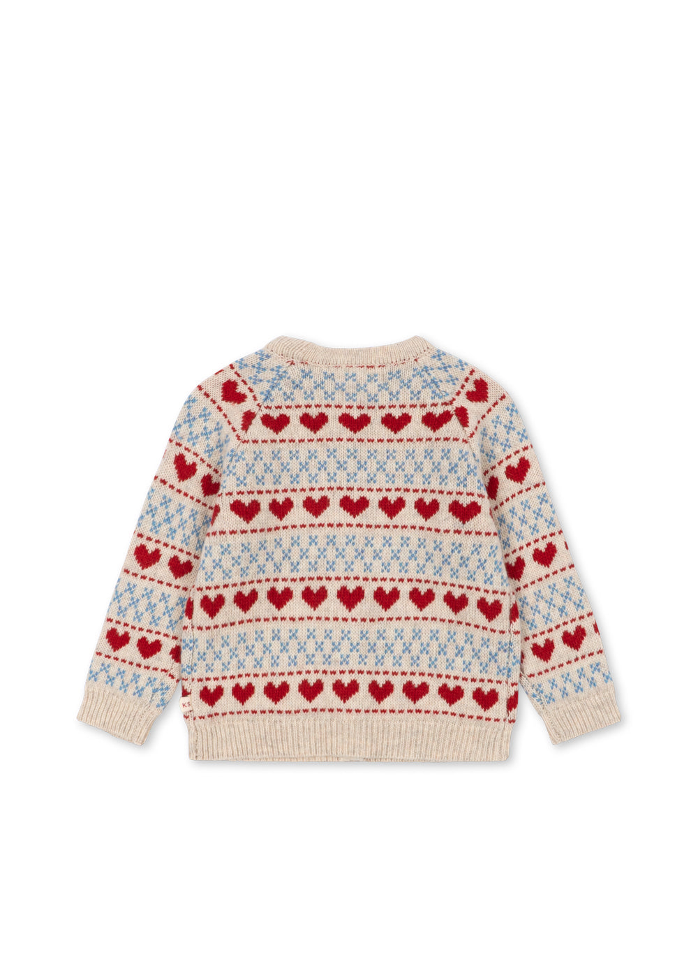 Belou Heart Intarsia Cardigan