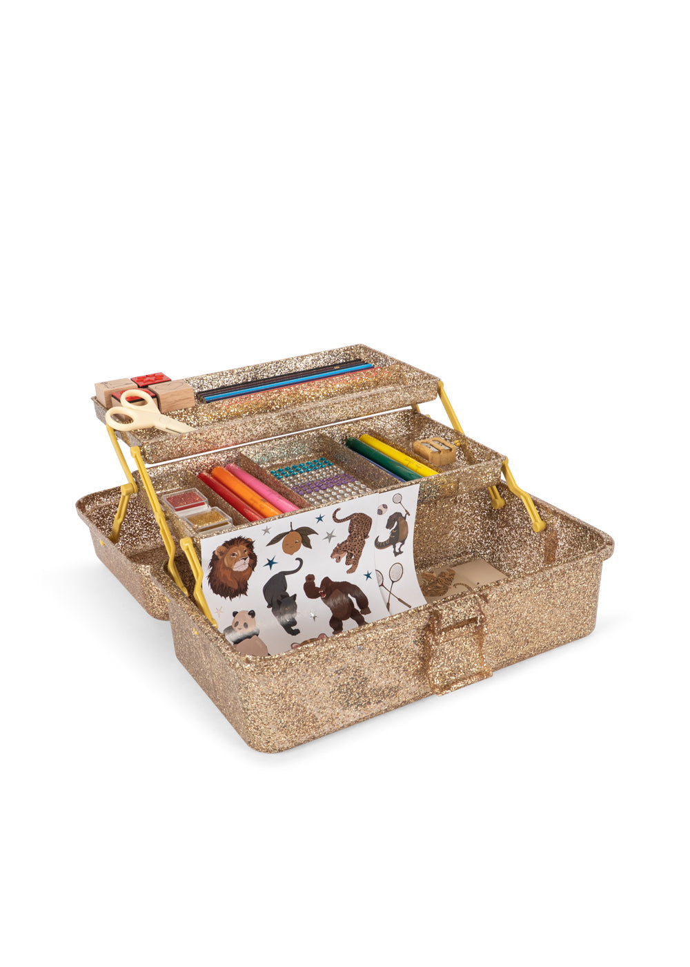 Art Caddy- Gold Glitter