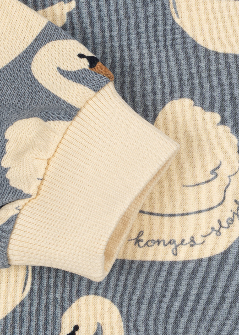Loupy Swan Sweatshirt Dress