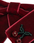 Red Velvet Cherry Bow (set of 2)