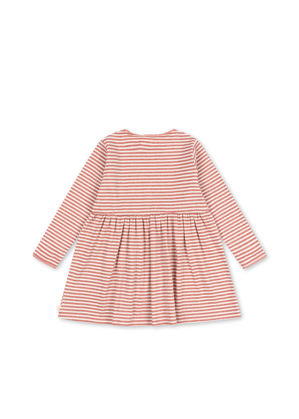 Rose Cream Stripe Roli Shimmer Dress